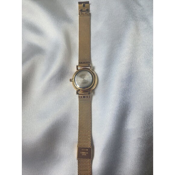 Ibso Boerni Albisino Womens Stainless Steel Gold Watch Adjustable Silver Faced - Picture 8 of 10